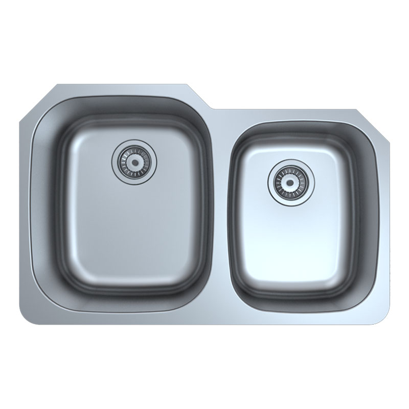 Double Bowl Kitchen Sink (Offset)